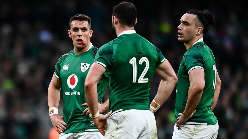 James Hume in action for Ireland