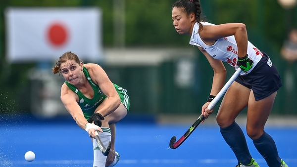 Katie Mullan in action against Yuu Asai of Japan