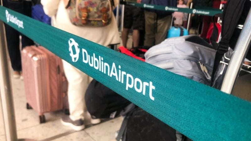 17 kilos of suspected cannabis was discovered hidden in luggage by Dublin Airport customs officials