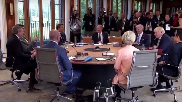 Leaders joked about whether they should strip down to shirtsleeves - or even less