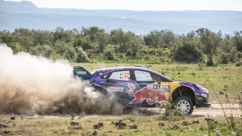 Craig Breen and Paul Nagle in action on the final day near Kenya's capital Nairobi