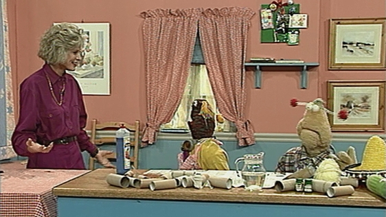 Mary Fitzgerald with Zig and Zag in 1992.