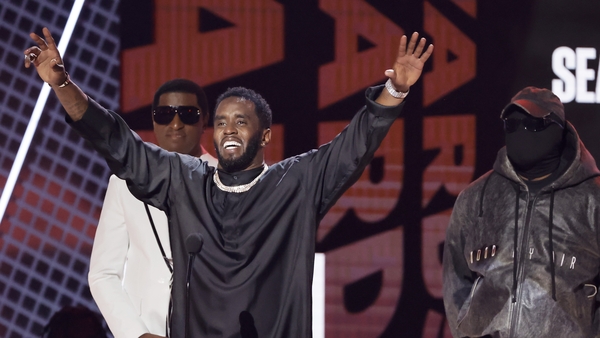 Sean 'Diddy' Combs accepting his Lifetime Achievement award