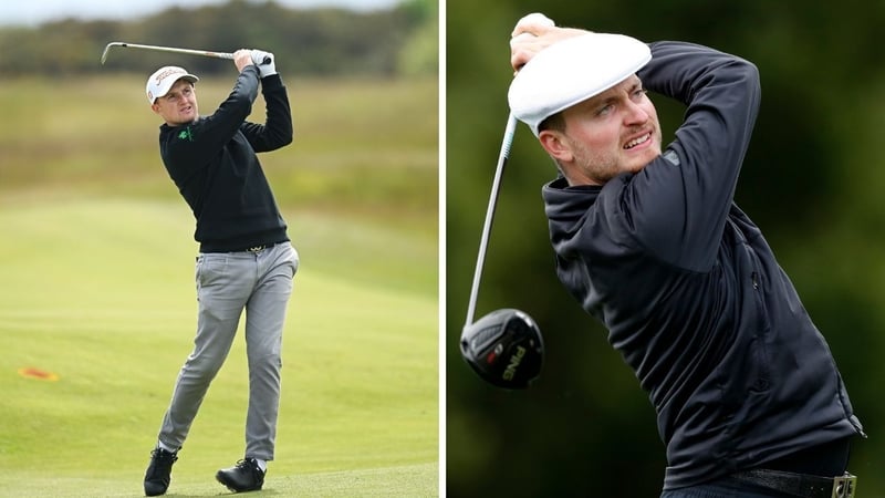 Ronan Mullarney, left, and David Carey were among 16 players from a starting field of 288 at four venues that qualified for the Open championship