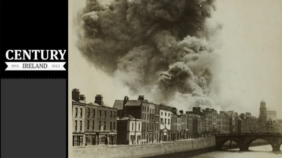 Century Ireland Issue 234 - Smoke billowing over Dublin rooftops, following an explosion at the Fou…