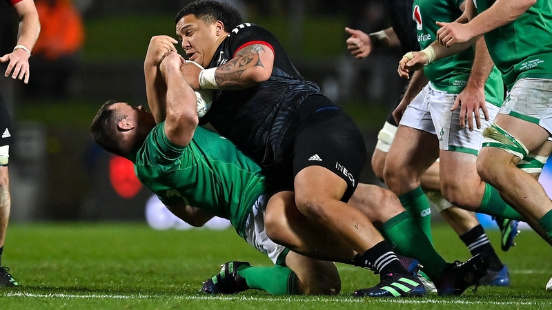 Cian Healy suffered a lower leg injury