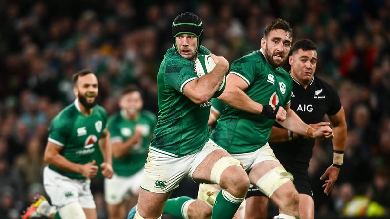 Doris scored Ireland's third try in their 29-20 win against the All Blacks in November