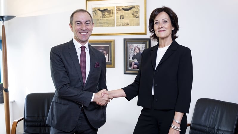 Zeus founder and owner Brian O'Sullivan and Vicki O'Toole Managing Director of JJ O'Toole