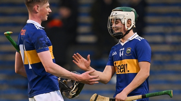 Tipperary minors Joe Egan (left) and Tom Delaney