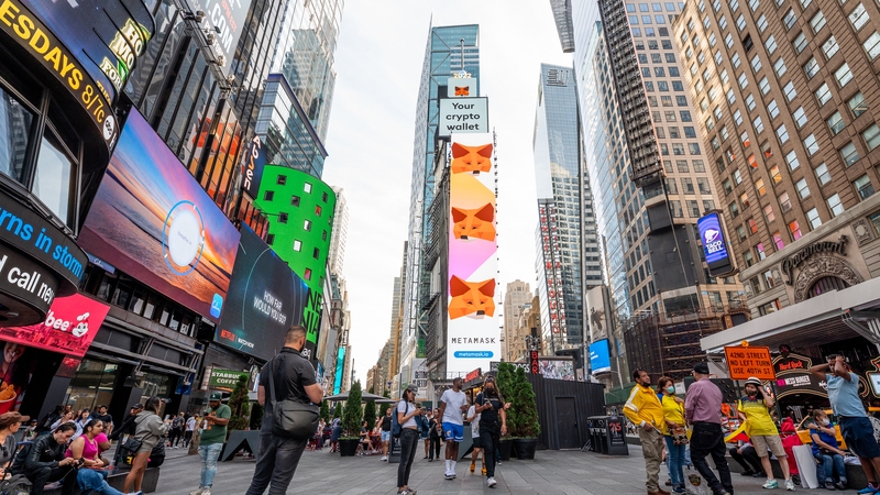Time Square got its first electronic billboard 27 years ago - but now they're a common site at any Irish high street or shopping centre