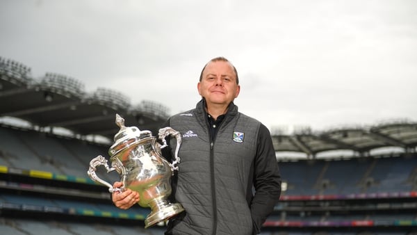 Mickey Graham with the Tailteann Cup
