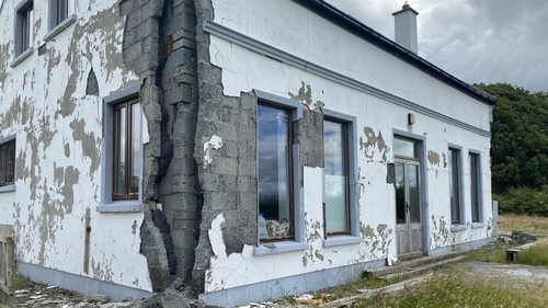 A mica-hit house near Buncrana, Co Donegal (file image)