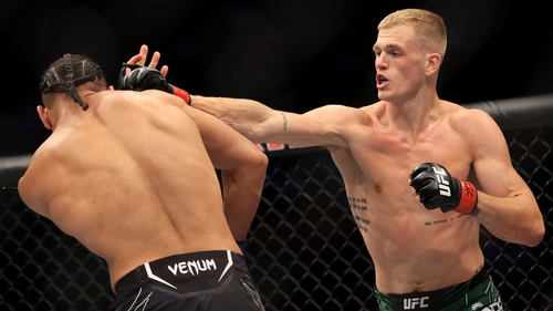 Ian Garry en route to another UFC victory