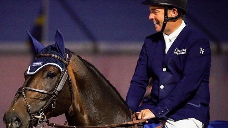 Cian O'Connor was victorious on Taj Mahal in Belgium