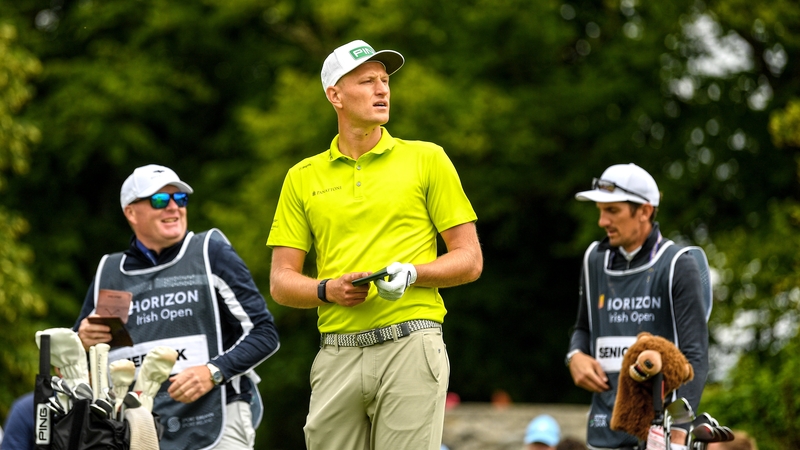 Adrian Meronk en route to winning the Irish Open