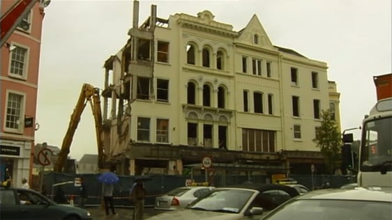 Redevelopment of Dunnes Stores, St Patrick Street in Cork, 2007.