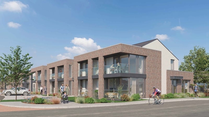 An artist's impression of the proposed estate