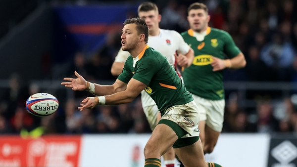 Handre Pollard will captain world champions for second Test against Wales