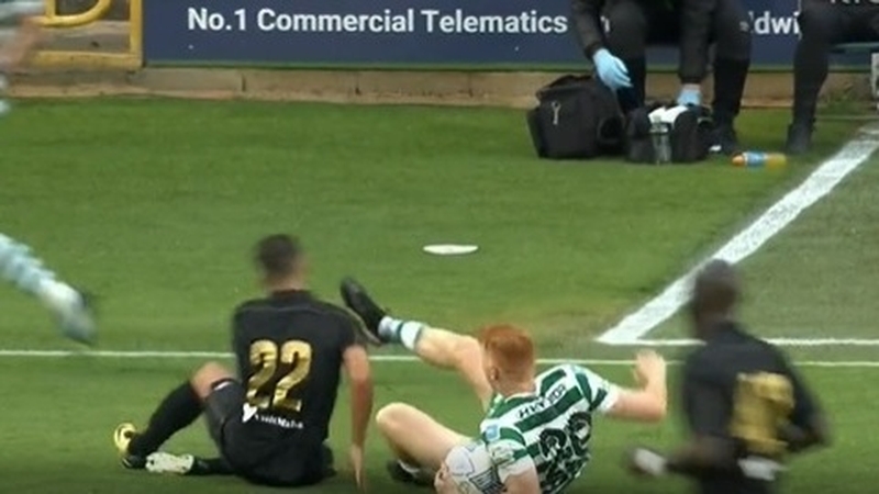 Rory Gaffney clashed with Gabriel Artiles