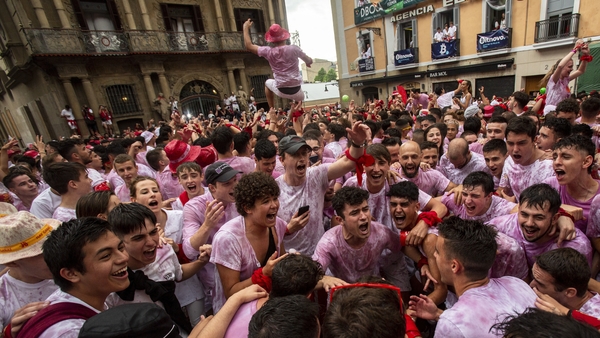 The nine-day festival was launched with a firecracker