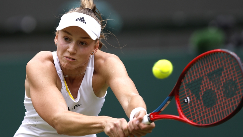 Elena Rybakina is the first player representing Kazahstan to reach the last four of a Grand Slam