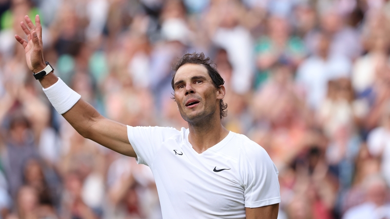 Rafa Nadal looked poised to withdraw at several points after seeking treatment for an abdominal problem but instead dug in as only he can to secure a 3-6 7-5 3-6 7-5 7-6 (4) win