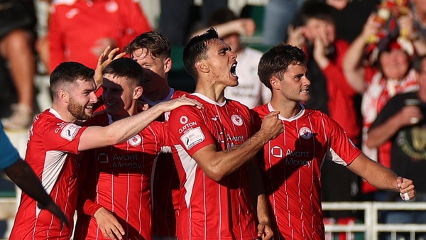 Max Mata's celebrates what proved to be the winning goal