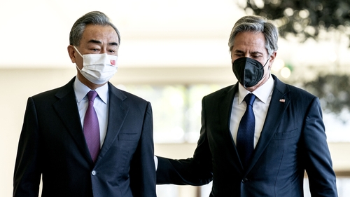 US Secretary of State Antony Blinken and Chinese Foreign Minister Wang Yi