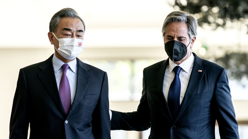 US Secretary of State Antony Blinken and Chinese Foreign Minister Wang Yi