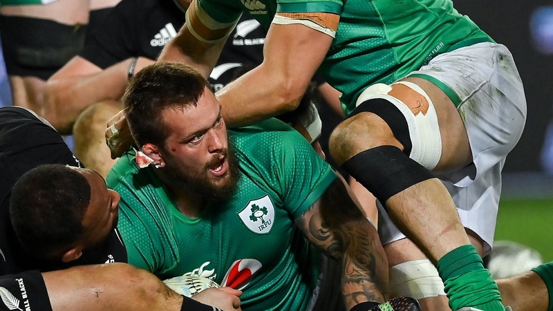 Andrew Porter was sin-binned for his high tackle on Brodie Retallick