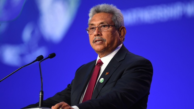 Gotabaya Rajapaksa fled Sri Lanka in July after demonstrators stormed his official residence and office (file image)