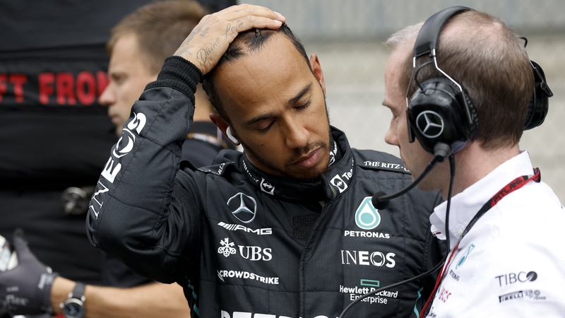 Hamilton had endured a difficult 2022 with little improvement for the team so far this year