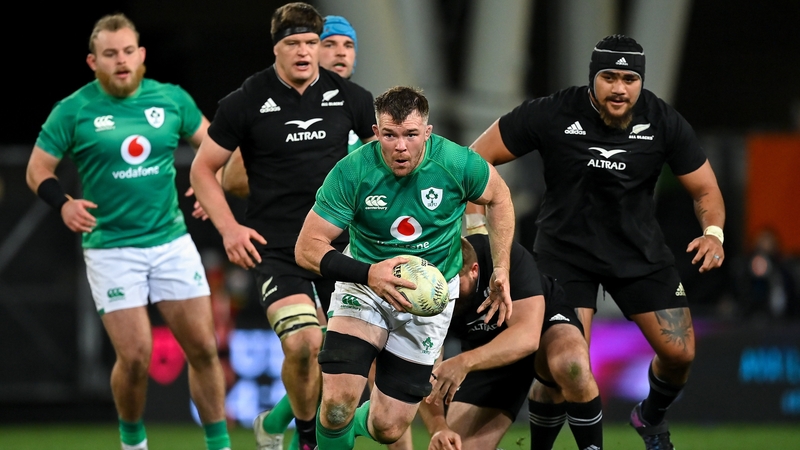 O'Mahony in action during Saturday's historic Test triumph