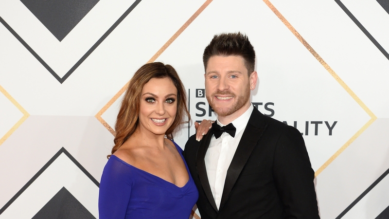 The happy newlyweds - Amy Dowden and Ben Jones