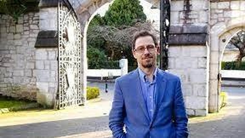 Vittorio Buffachi at UCC: "I'm no longer an Anglophile, I now consider myself a proud Hibernophile." Photo: Emmet Curtin