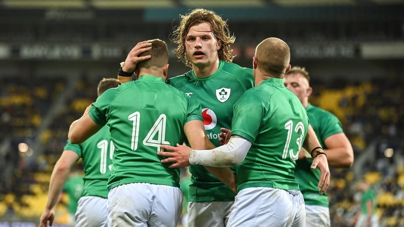 Prendergast (centre) will captain Emerging Ireland against the Pumas