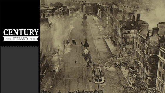 Century Ireland Issue 235 - Sackville Street after bombardment – a view from the Nelson Column Phot…