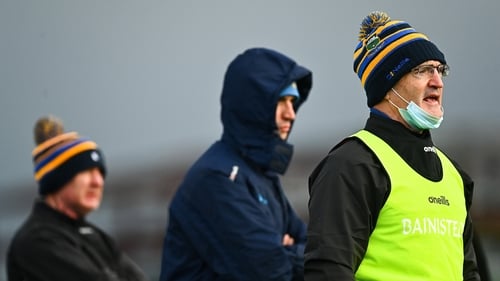 Colm Bonnar, with his now former selectors Tommy Dunne, centre, and Paul Curran