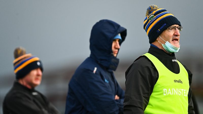 Colm Bonnar, with his now former selectors Tommy Dunne, centre, and Paul Curran