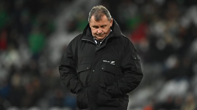 All Blacks head coach Ian Foster