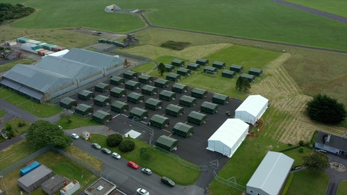 The Gormanston site has capacity for around 350 people (Pic: GIS)