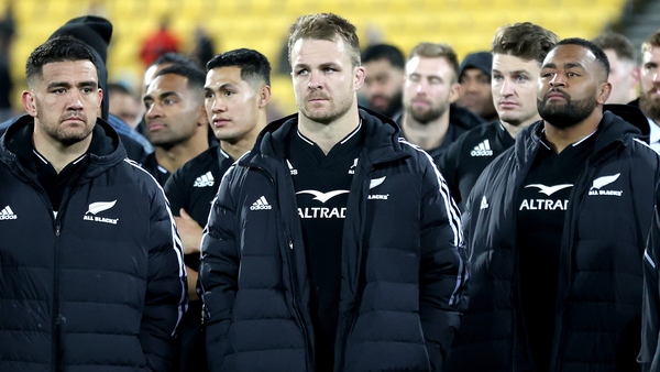 The All Blacks were utterly dejected at the full-time whistle