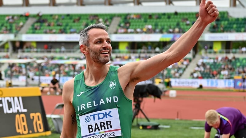 It was a season's best run from Thomas Barr