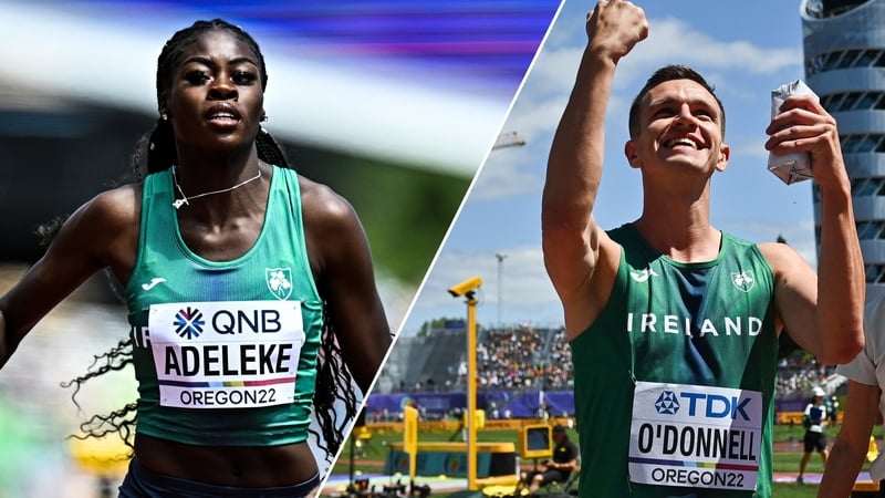 Rhasidat Adeleke and Chris O'Donnell produced good runs in Oregon