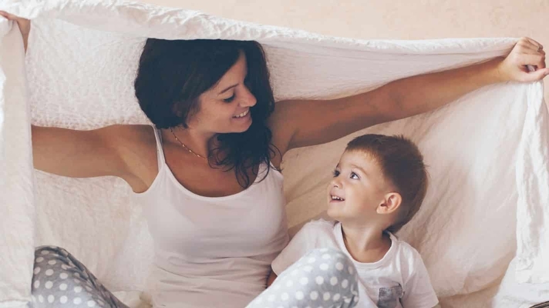 Responding sensitively to children can be done when they are happy as well as upset. Photo: Alena Ozerova/ Shutterstock