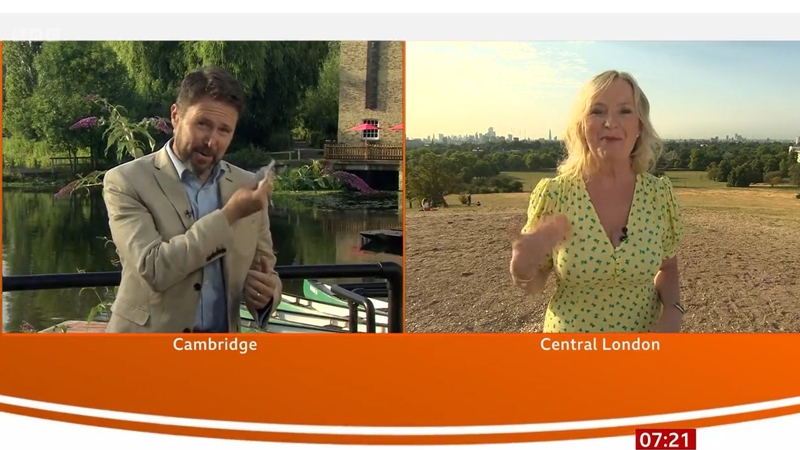 Jon Kay and Carol Kirkwood