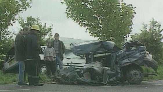 Scene of road traffic accident (1997)