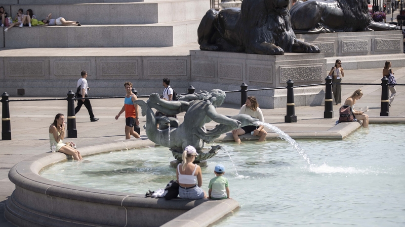 An teocht os cionn 40C sa Ríocht Aontaithe don gcéad uair riamh