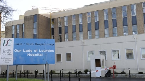 The man was taken by ambulance to Our Lady of Lourdes Hospital in Drogheda