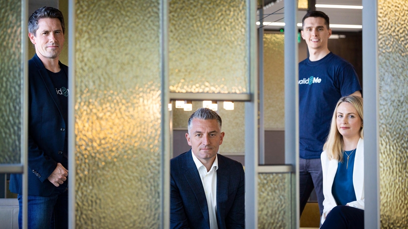 Pictured left to right are Patrick Horgan, valid8Me; Stephen Tennant, Grant Thornton; Ciaran Corkery, valid8Me; Louise Barry, Grant Thornton